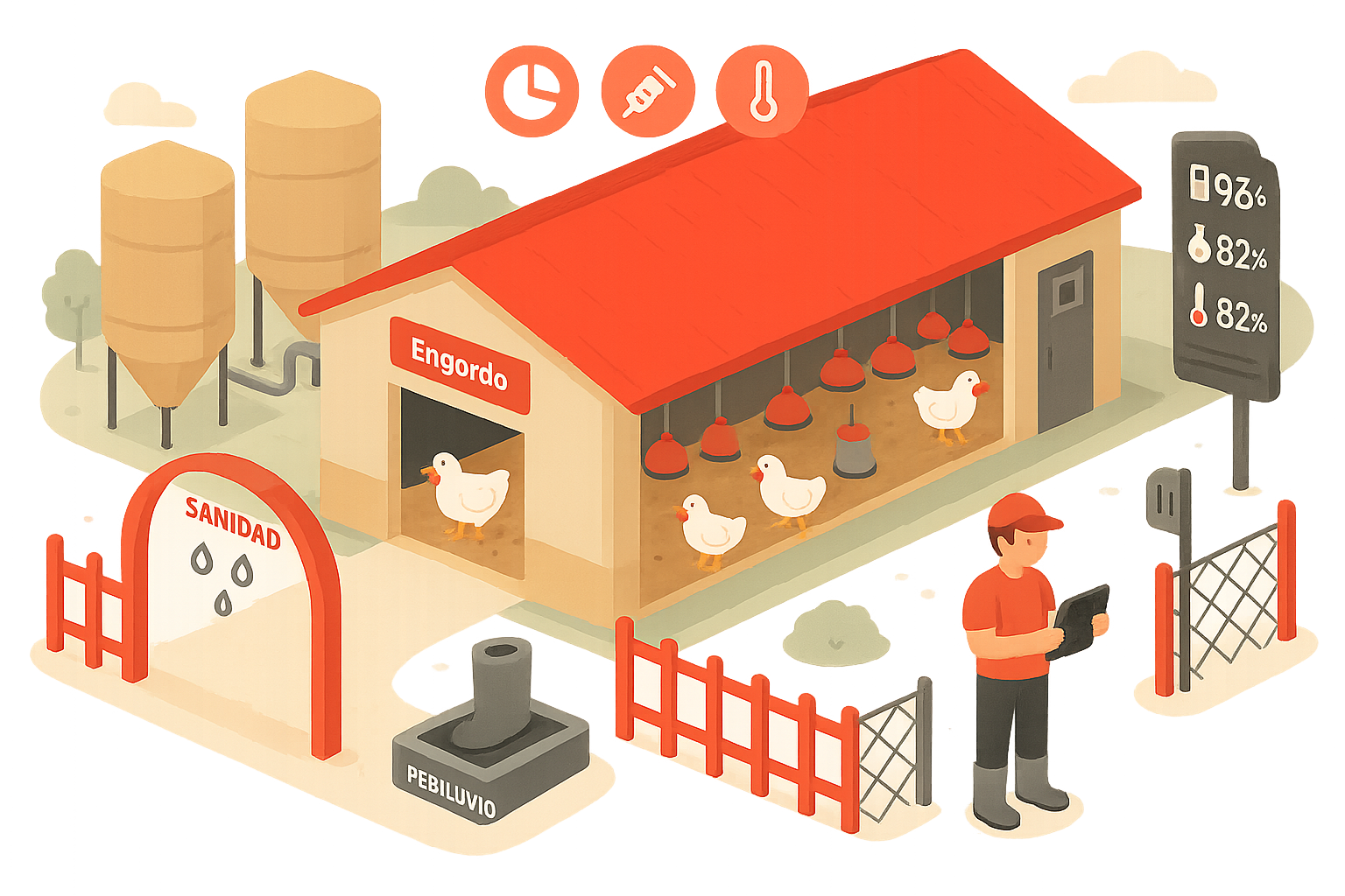 Módulo Pollo de Engorde